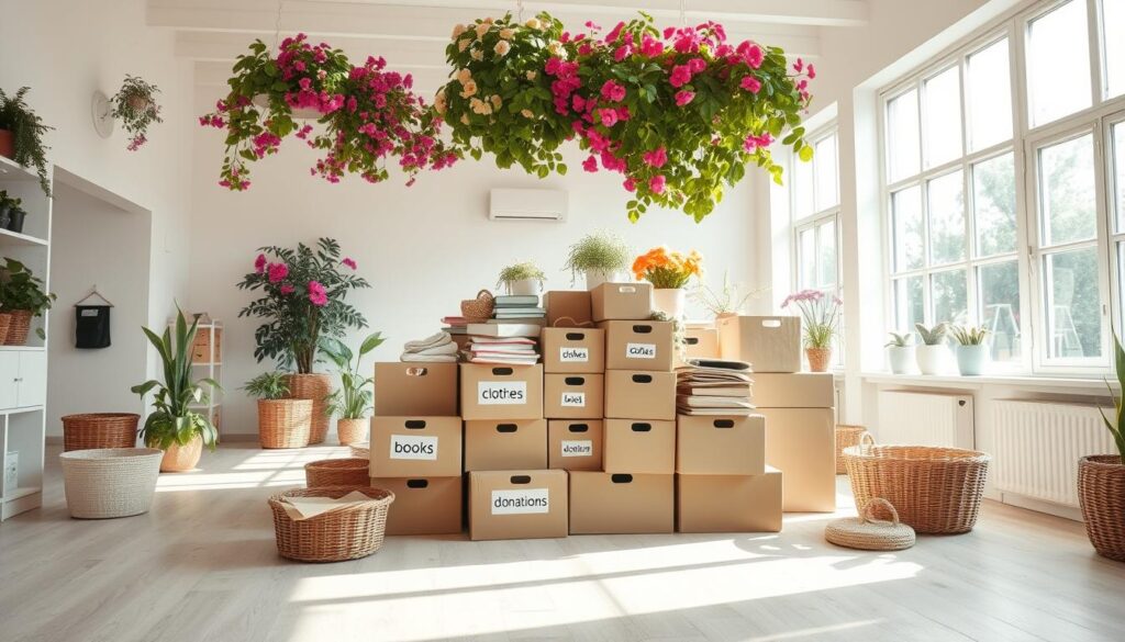 decluttering for a fresh start