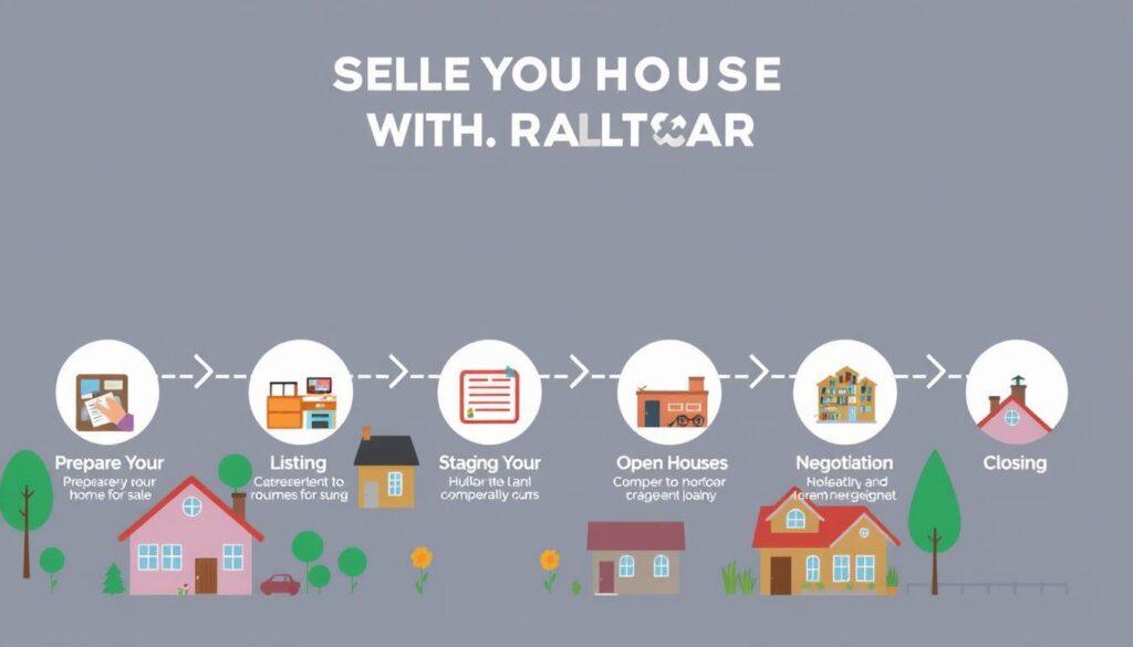 steps to selling a house with a realtor