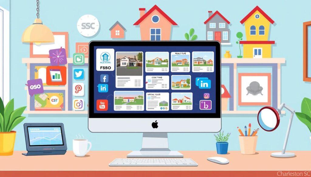 Online listing platforms for FSBO properties